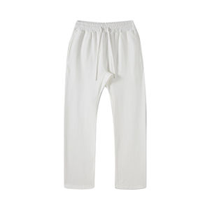 Pantalones de chándal rectos de primera calidad Ropa informal Bloque de color Pantalones de chándal transpirables 100% Algodón Logotipo personalizado Pantalones de chándal para hombres - Product Image 6