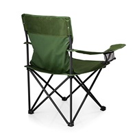 Chaise de camping pliable avec accoudoirs, chaise d'extérieur confortable et portable pour la randonnée, la pêche, la plage, le pique-nique, la cour - Design moderne