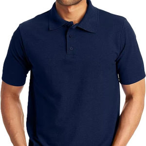 Manches courtes de haute qualité pour hommes pour polos Nouveau style d'été Motif solide Prix raisonnable - Product Image 1
