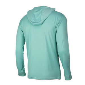 Sweat à capuche de performance pour homme, respirant, anti-humidité, antibactérien, imperméable, UPF 50+, séchage rapide, bambou, spandex, avec trou pour le pouce - Product Image 3