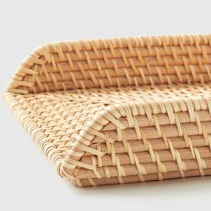 Bandeja de mimbre elegante para oficina, bandeja apilable con letras, producto en oferta, fabricación de Vietnam - Product Image 5
