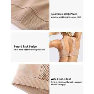 Soutien-gorge de sport sexy pour femmes, vente en gros, respirant, uni, pour la salle de sport, la course à pied, tendance - Product Image 6