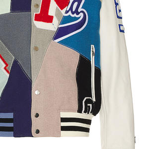 Chaquetas Varsity de Béisbol con Logotipo Personalizado al por Mayor, Chaquetas Varsity Universitarias Vintage de Calle, Chaqueta Varsity Personalizada con Letras - Product Image 5