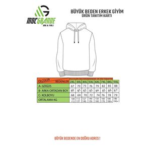 Sudore con cappuccio da uomo Plus Size fai attenzione 23210 TABA