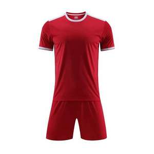 Equipo de equipo completo de fútbol al por mayor cómodo transpirable tamaño adulto Slim Fit hombres uniforme de fútbol/color sólido de alta calidad - Product Image 3