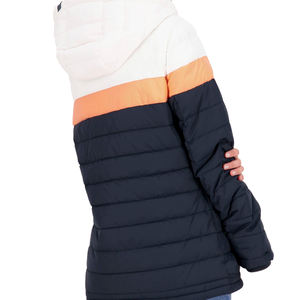 Winter warm ladies Women's Cropped Colorful bubble Puffer Jacket with Zipper <b>Stand</b> Collar slim fit Padded Winter Puffy Coat - Product Image 4