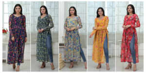 Nayra Cut <b>Kurtis</b> the Ultimate Comfort and Style for Indian & Pakistani Clothing - Product Image 4