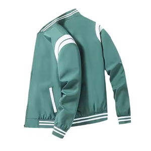 Veste de sport formelle d'hiver pour homme avec col montant, broderie de logo personnalisée, tissu en laine, couleur personnalisée, haute qualité, respirante - Product Image 5