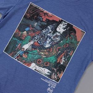 DTF Impression numérique T-shirts à manches courtes de haute qualité pour hommes Lettre imprimée personnalisée Vintage Street Wear 100% coton tricoté - Product Image 5