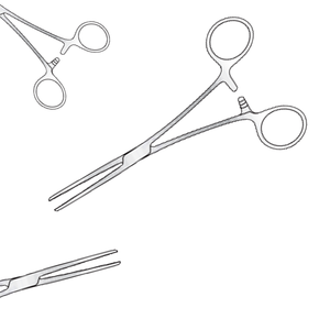 Rochester-Pean Artery Forceps 205mm, Curved Pattern, Box Joint, <b>Heavy</b>-<b>Duty</b> Hemostatic <b>Clamp</b>, Surgical Grade Stainless Steel - Product Image 1