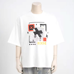 เสื้อยืดออกกำลังกายยิมฟิตเนส ยูนิเซ็กซ์ พิมพ์โลโก้ได้ตามต้องการ เนื้อผ้าโพลีเอสเตอร์/คอตตอน ระบายอากาศได้ดี น้ำหนักเบา ลายเรียบ สำหรับออกกำลังกายและฟิตเนส - Product Image 1