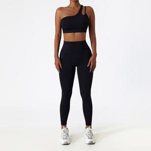 Nouvel ensemble de sport pour femmes, ensemble de vêtements de sport personnalisés de qualité supérieure, vente en gros, leggings de yoga à taille élastique, 2025 - Product Image 1