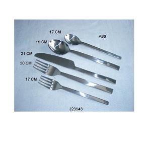 Ensemble de couverts en acier de haute qualité avec poignée en os bleu Autre couleur disponible Ensemble de 4 couverts plats en acier pour hôtel - Product Image 2