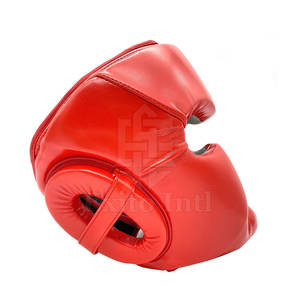 Protector de cabeza de cuero de diseño personalizado de alta calidad, equipo de protección de estilo deportivo para boxeo - Product Image 2