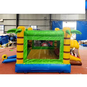 Castillo Inflable Comercial para Niños, 4x4m, con Tobogán, Material de PVC, Fácil de Instalar, Duradero, para Juegos Infantiles - Product Image 1