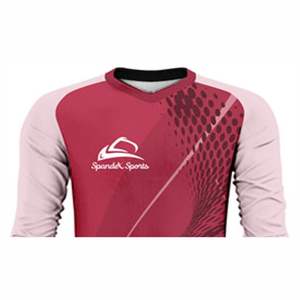 Camiseta de fútbol de manga larga con sublimación completa para hombre personalizada, uniforme de portero de entrenamiento transpirable - Product Image 4