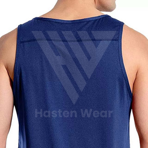 เสื้อกล้ามแขนกุดสำหรับผู้ชายแบบพอดีตัวปกติแห้งเร็ว - Product Image 6