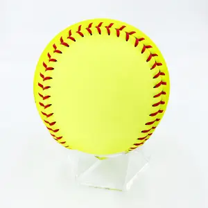 卸売黄色の女性スポーツゲームFastpitchソフトボールトレーニングボール