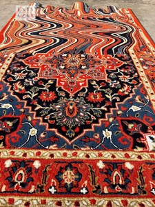 Alfombra de lana con mechones a mano de diseño de lujo de fusión persa, Alfombra de área de alta calidad para comedor, sala de estar, salón, cocina, dibujo - Product Image 2