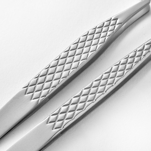 H N/Punta de fibra al por mayor Volumen 45 Pinzas de pestañas de 90 grados Pinzas de alta calidad Pinzas de extensión de pestañas de metal - Product Image 3