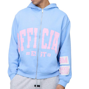 Sweat-shirt à capuche épais et léger pour homme, coupe oversize, épaules tombantes, en molleton, personnalisable avec logo, 100% coton premium uni - Product Image 1