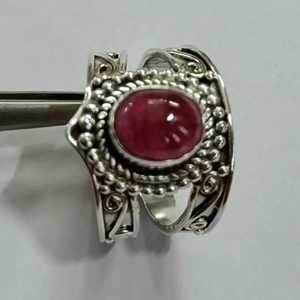 Navya Craft 925 Sterling Silver Boho Jewelry <b>Ring</b> Handmade Carnelian Oval Ruby Inlay <b>Statement</b> Women's Christmas Anniversary - Product Image 3