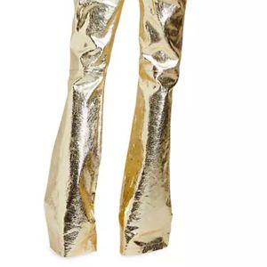 Pantalones de cuero Lynx de alta calidad para mujer-Pantalones de cuero de diseñador elegantes, cómodos y de moda para ropa de moda" - Product Image 6