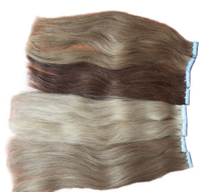 Extensions de cheveux humains russes et vietnamiens de haute qualité en gros Extensions de cheveux à double bande régulière Trame de génie - Product Image 6