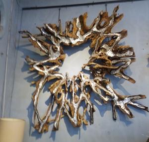 Décoration murale contemporaine en racine de teck pour la maison, l'appartement, la villa, pour Diwali, Ramadan, anniversaire, retraite, diplôme - Product Image 2