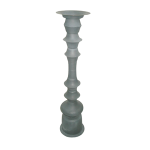 Soporte de vela gris más vendido Soporte de vela decorativo único para uso en el hogar Restaurante y hotel - Product Image 1
