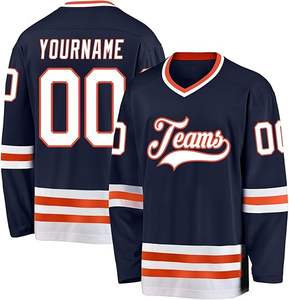 Maillot de hockey sur glace personnalisé OEM 2025 Uniforme d'équipe de qualité supérieure Vêtements de sport à sublimation Chemise de jeu de qualité professionnelle Fournisseur en gros - Product Image 1