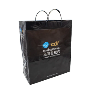 Bolsa de compras reutilizable con logotipo personalizado de lujo reciclable de plástico con mango rígido caliente 2024 con asas pedido de proveedor de Vietnam - Product Image 4