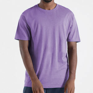 Camiseta de hombre de alta calidad Premium 100% algodón 220 gramos peso hilo teñido Streetwear estilo al por mayor liso a granel - Product Image 1