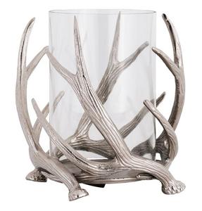 เชิงเทียนโลหะกันลมกิ่งไม้ตกแต่งแบบโบราณอุปกรณ์ตกแต่งโคมไฟทำด้วยมือ - Product Image 2