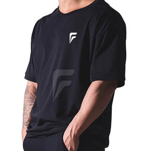 T-shirt surdimensionné 100% coton personnalisé pour hommes T-shirt surdimensionné durable imprimé coupe ample en adulte - Product Image 3