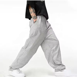 กางเกงวอร์มทรงตรงผ้าแคนวาสเอวกลาง ดีไซน์ยอดนิยม คุณภาพสูง ขายดี - Product Image 2