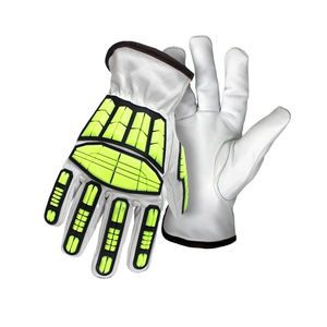 Gants de travail d'hiver en cuir TPR ANSI A6 de haute qualité avec logo personnalisé, pour le secteur pétrolier, la construction, les mécaniciens, anti-coupure, anti-choc, antidérapants - Product Image 1