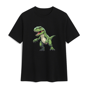 Oversized <b>High</b> Quality Boxy O <b>Neck</b> Digital Printing Drop Shoulder Short Sleeve <b>T</b>-<b>Shirt</b> Plain Cotton Printed <b>T</b>-<b>Shirt</b> Casual Wear - Product Image 3