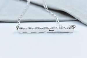 ทำด้วยมือ18นิ้วโซ่จี้ที่มีการปรับเงินสเตอร์ลิงและโรเดียมชุบทองของขวัญสร้อยคอเทอร์คอยส์สำหรับเธอ - Product Image 3