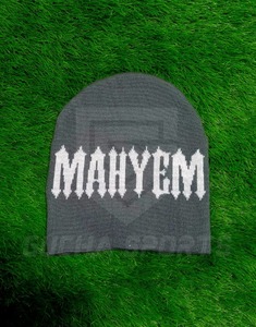 หมวกไหมพรมอะคริลิคถักแบบมีกระดุมติดโลโก้ตามสั่งหมวกชาวประมงหมวกสำหรับฤดูหนาว - Product Image 4