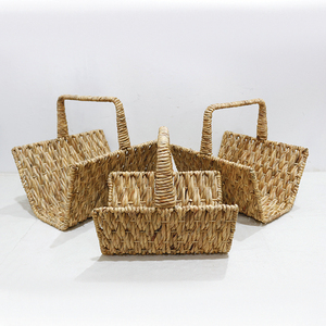 Panier de rangement en jacinthe d'eau Artex Dong Thap, organisateur décoratif pour la maison et le bureau - Product Image 1