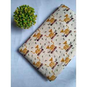 Sanganeri Print <b>Organic</b> Cotton Voile Fabric High Quality JBRJF2-66 Combed <b>Yarn</b> for Upholstery Home Decor Indian Style Woven - Product Image 1