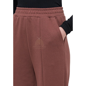 Pantalones Deportivos de Pierna Ancha para Mujer, Transpirables, con Diseño Sólido, Casuales, 100% Algodón Orgánico, Mezcla de Felpa, Estilo Hip Hop, Cálidos para Invierno - Product Image 4