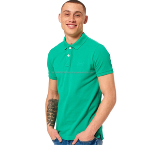Personalizado de manga corta transpirable para hombre para cuello de punto de secado rápido de algodón/poliéster para camisa recién llegados servicio OEM - Product Image 3