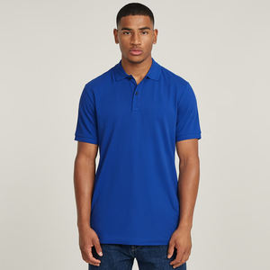 Polo de algodón 100% de lujo para hombre, Polo ajustado y de corte regular de alta calidad, polo con logotipo bordado personalizado, servicio OEM/ODM - Product Image 3