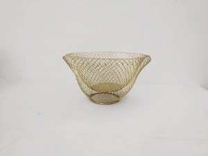 Decorative Metal <b>Wire</b> Bowl Modern Tabletop <b>Basket</b> Elegant Storage and Display Accent for Kitchen Dining Living Room Home Decor - Product Image 6