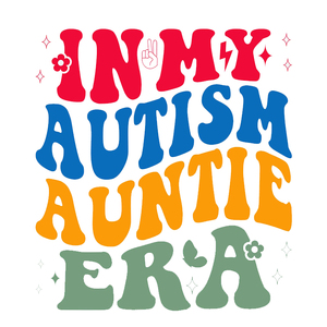 Estampados DTF de Dibujos Animados de la Era de Mi Tía Autista <span class=keywords><strong>para</strong></span> Camisetas Infantiles, Prensa Térmica, Pedidos Personalizados al por Mayor Disponibles - Product Image 1