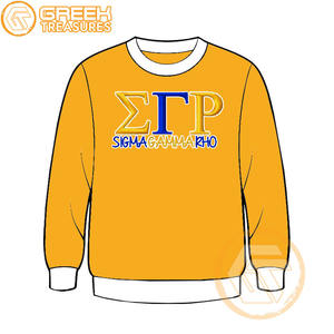 Sudadera de lana de algodón Sigma Gamma Rho personalizada de alta calidad, Jersey bordado, chaqueta para mujer, ropa griega, estilo de hermandad - Product Image 5