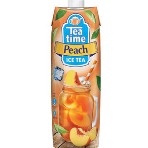 الأكثر مبيعًا بدون سكر مضاف جاهز للشرب وقت شرب الشاي الحلال الخوخ مع حلاوة طبيعية 12 شهرًا مدة الصلاحية - Product Image 1