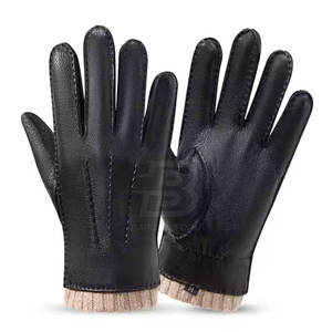 ถุงมือหนังพรีเมี่ยมหน้าจอสัมผัสใช้ได้กับฤดูหนาว - Product Image 1